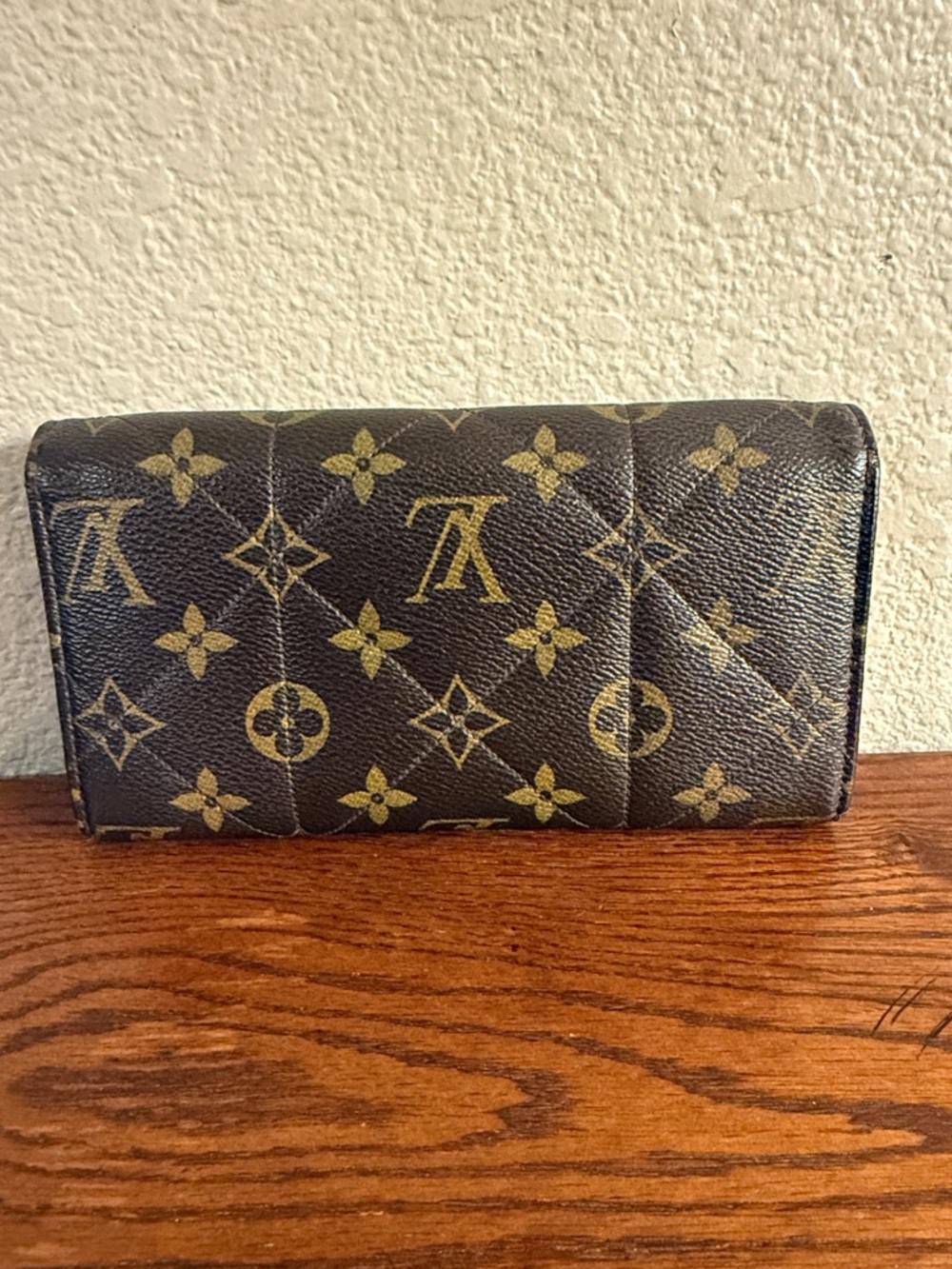 Louis Vuitton Etoile Sarah Monogram Quilted Brown Wallet with Gold SP5008 - Picture 2 of 16
